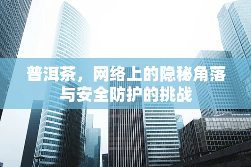 普洱茶，网络上的隐秘角落与安全防护的挑战