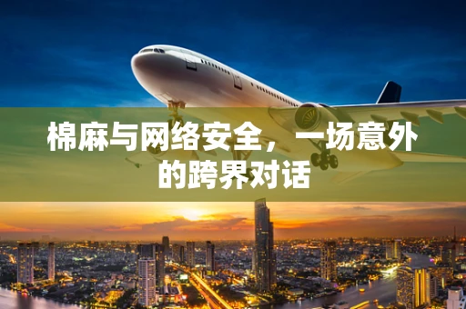 棉麻与网络安全，一场意外的跨界对话
