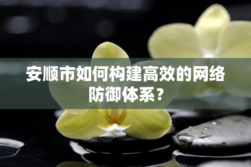 安顺市如何构建高效的网络防御体系？