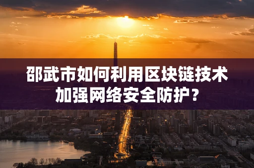 邵武市如何利用区块链技术加强网络安全防护？