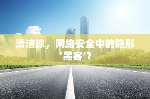 清洁球，网络安全中的隐形‘黑客’？