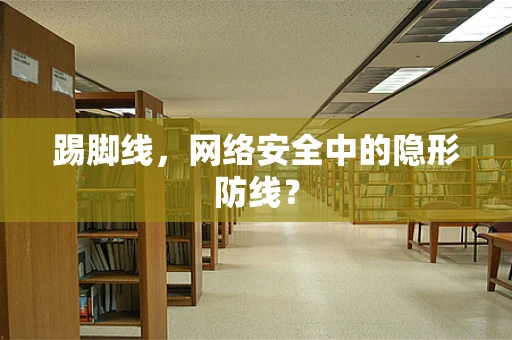 踢脚线，网络安全中的隐形防线？