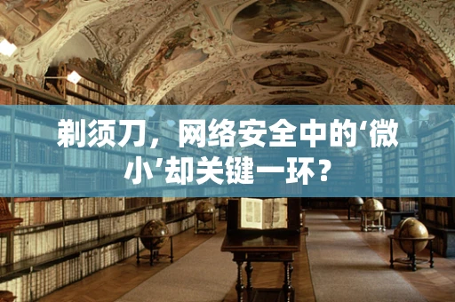 剃须刀，网络安全中的‘微小’却关键一环？