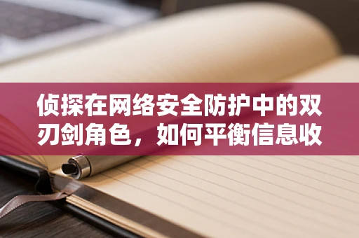 侦探在网络安全防护中的双刃剑角色，如何平衡信息收集与隐私保护？