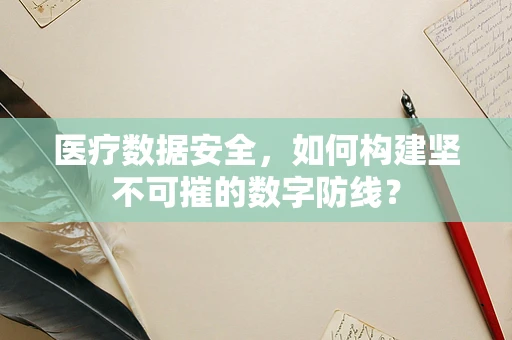 医疗数据安全，如何构建坚不可摧的数字防线？