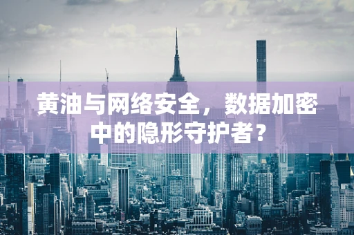 黄油与网络安全，数据加密中的隐形守护者？