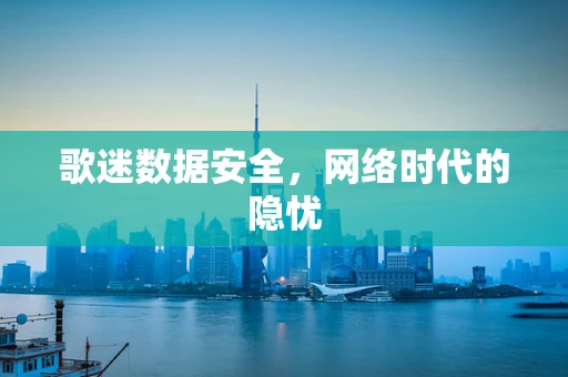 歌迷数据安全，网络时代的隐忧