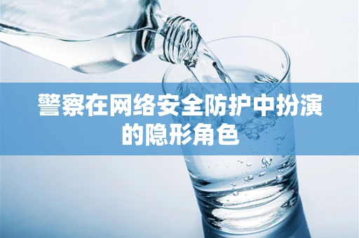 警察在网络安全防护中扮演的隐形角色