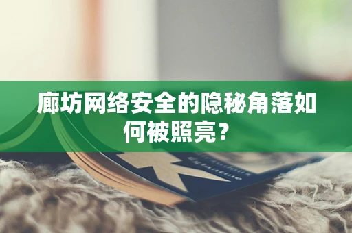 廊坊网络安全的隐秘角落如何被照亮？