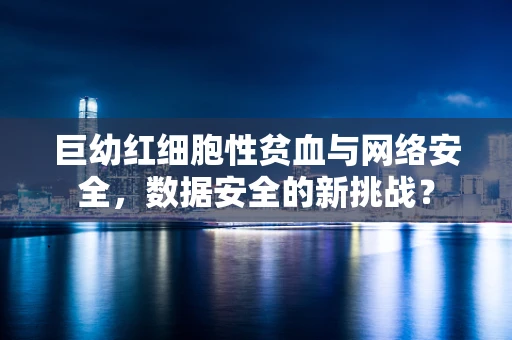 巨幼红细胞性贫血与网络安全，数据安全的新挑战？