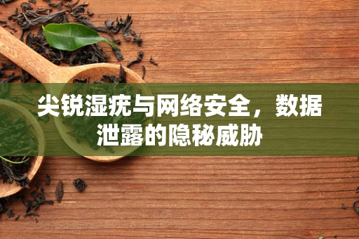 尖锐湿疣与网络安全，数据泄露的隐秘威胁