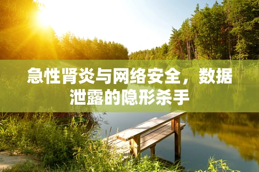 急性肾炎与网络安全，数据泄露的隐形杀手