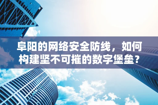 阜阳的网络安全防线，如何构建坚不可摧的数字堡垒？