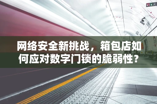 网络安全新挑战，箱包店如何应对数字门锁的脆弱性？