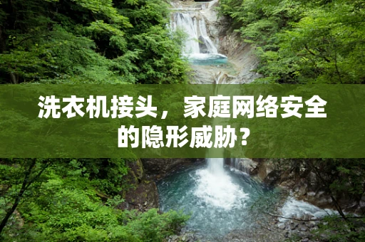洗衣机接头，家庭网络安全的隐形威胁？
