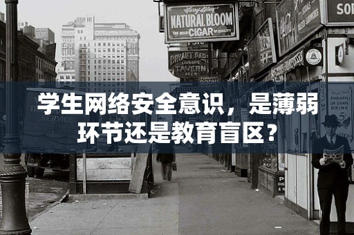 学生网络安全意识，是薄弱环节还是教育盲区？