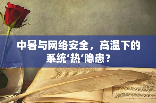 中暑与网络安全，高温下的系统‘热’隐患？