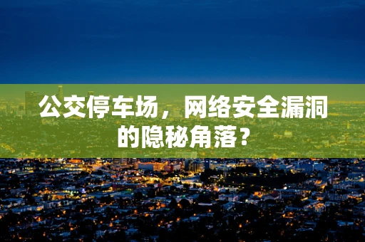 公交停车场，网络安全漏洞的隐秘角落？