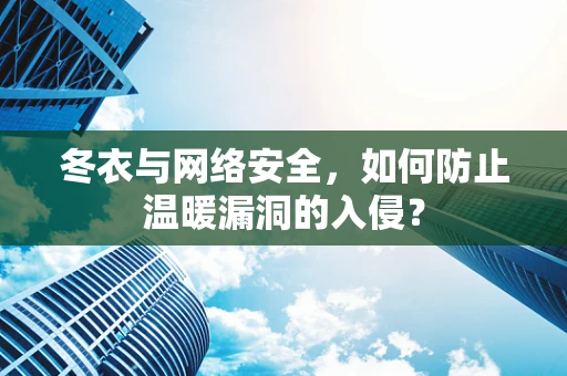 冬衣与网络安全，如何防止温暖漏洞的入侵？
