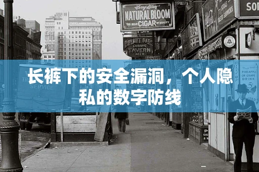 长裤下的安全漏洞，个人隐私的数字防线