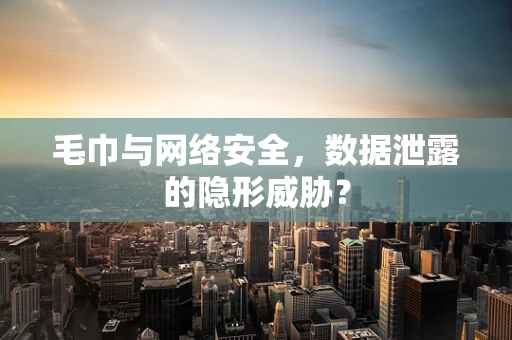 毛巾与网络安全，数据泄露的隐形威胁？