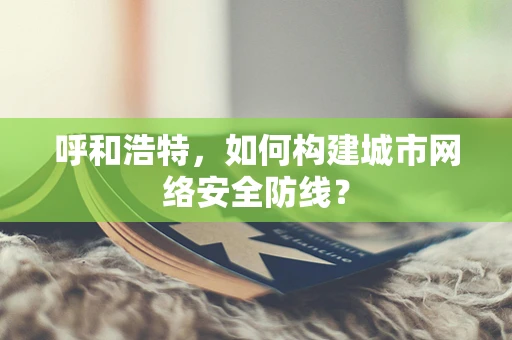 呼和浩特，如何构建城市网络安全防线？