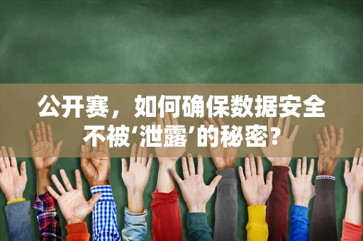 公开赛，如何确保数据安全不被‘泄露’的秘密？