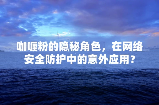 咖喱粉的隐秘角色，在网络安全防护中的意外应用？