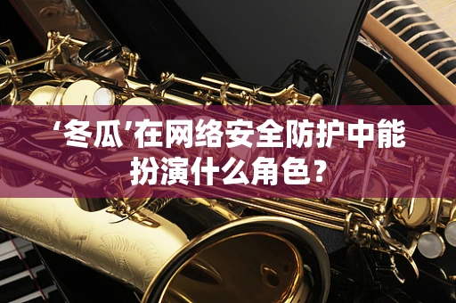 ‘冬瓜’在网络安全防护中能扮演什么角色？