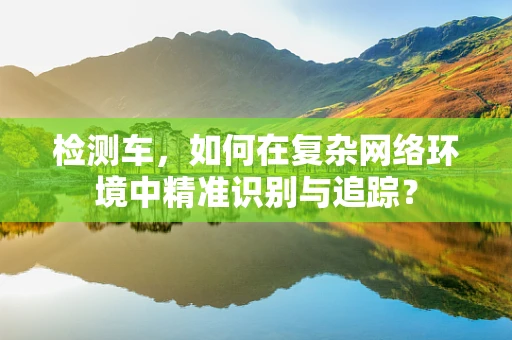 检测车，如何在复杂网络环境中精准识别与追踪？