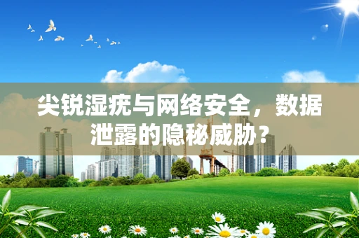 尖锐湿疣与网络安全，数据泄露的隐秘威胁？