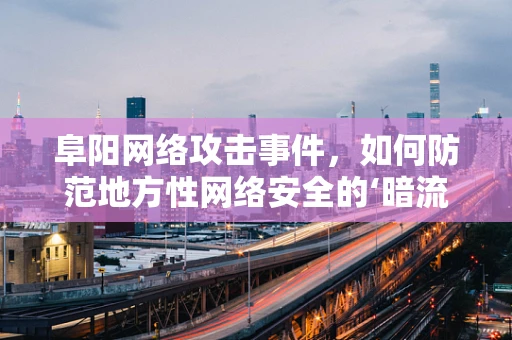 阜阳网络攻击事件，如何防范地方性网络安全的‘暗流’？