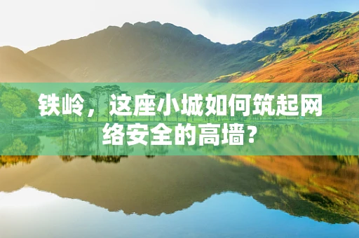铁岭，这座小城如何筑起网络安全的高墙？