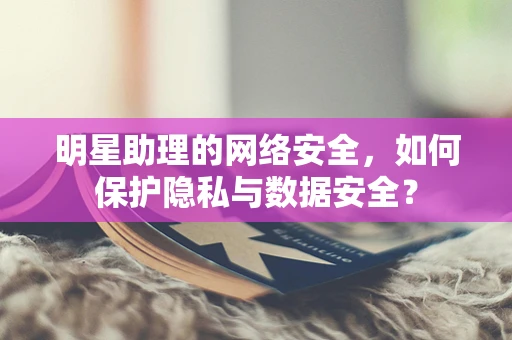 明星助理的网络安全，如何保护隐私与数据安全？