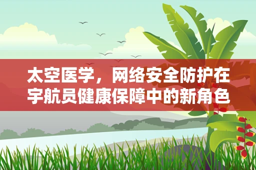 太空医学，网络安全防护在宇航员健康保障中的新角色？