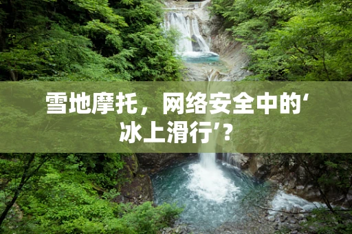 雪地摩托，网络安全中的‘冰上滑行’？