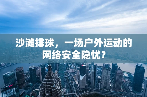 沙滩排球，一场户外运动的网络安全隐忧？