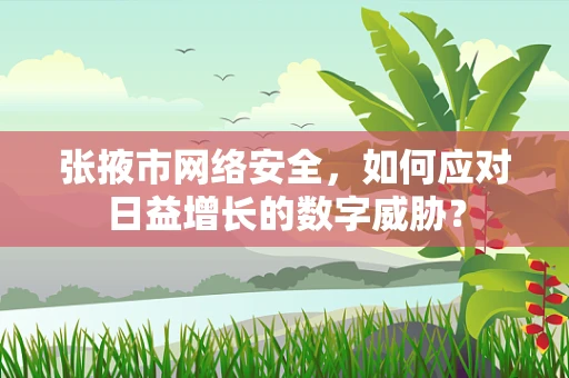 张掖市网络安全，如何应对日益增长的数字威胁？