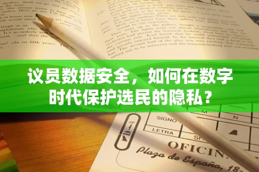 议员数据安全，如何在数字时代保护选民的隐私？