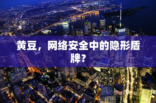 黄豆，网络安全中的隐形盾牌？
