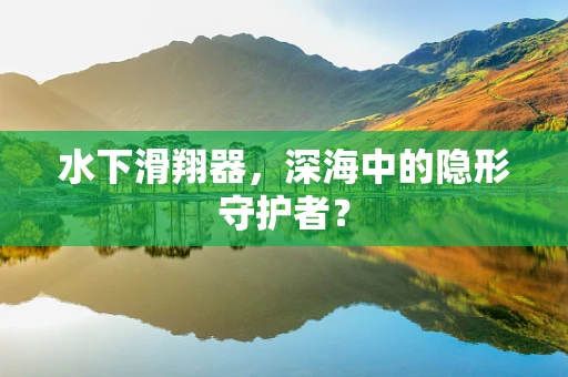 水下滑翔器，深海中的隐形守护者？