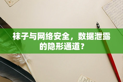 袜子与网络安全，数据泄露的隐形通道？