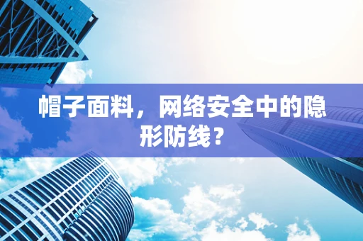 帽子面料，网络安全中的隐形防线？
