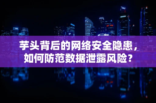 芋头背后的网络安全隐患，如何防范数据泄露风险？