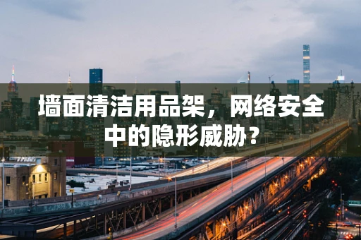 墙面清洁用品架，网络安全中的隐形威胁？