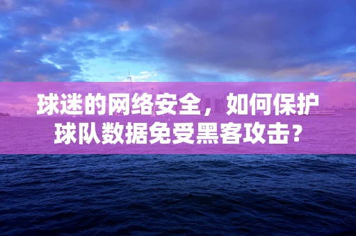 球迷的网络安全，如何保护球队数据免受黑客攻击？