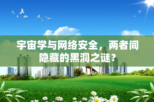 宇宙学与网络安全，两者间隐藏的黑洞之谜？