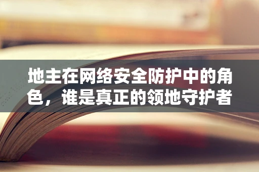地主在网络安全防护中的角色，谁是真正的领地守护者？