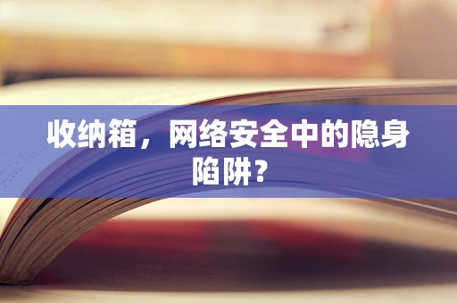 收纳箱，网络安全中的隐身陷阱？
