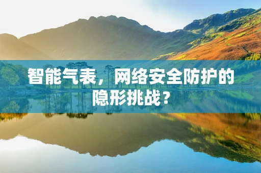 智能气表，网络安全防护的隐形挑战？